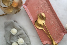 Load image into Gallery viewer, Handmade Ceramic Textured Platter- Long
