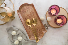 Load image into Gallery viewer, Handmade Ceramic Textured Platter- Long
