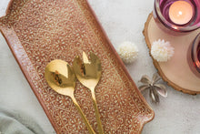 Load image into Gallery viewer, Handmade Ceramic Textured Platter- Long
