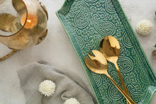 Load image into Gallery viewer, Handmade Ceramic Textured Platter- Long

