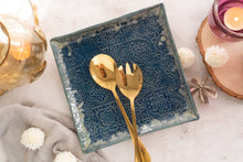 Load image into Gallery viewer, Handmade Mediterranean Ceramic Platter- Square
