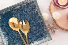 Load image into Gallery viewer, Handmade Mediterranean Ceramic Platter- Square
