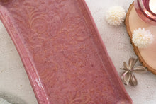 Load image into Gallery viewer, Handmade Ceramic Textured Platter- Long
