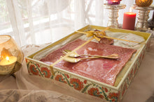 Load image into Gallery viewer, Handmade Ceramic Lace Platter- Square
