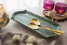 Load image into Gallery viewer, Handmade Ceramic Textured Platter- Long
