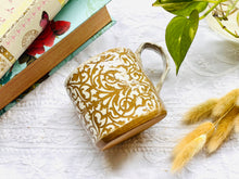 Load image into Gallery viewer, Moroccan Pattern Mug- Brown Clay
