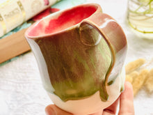 Load image into Gallery viewer, Pink Drippy Mug- Medium
