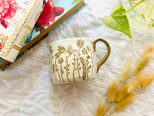 Load image into Gallery viewer, White Carved Mug
