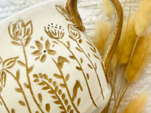 Load image into Gallery viewer, White Carved Mug
